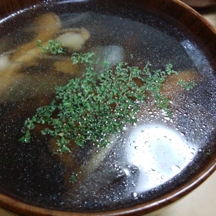 【洋食用】舞茸と玉ねぎのスープ